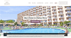 Desktop Screenshot of hoteldonbigote.com