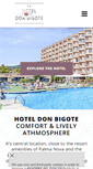 Mobile Screenshot of hoteldonbigote.com